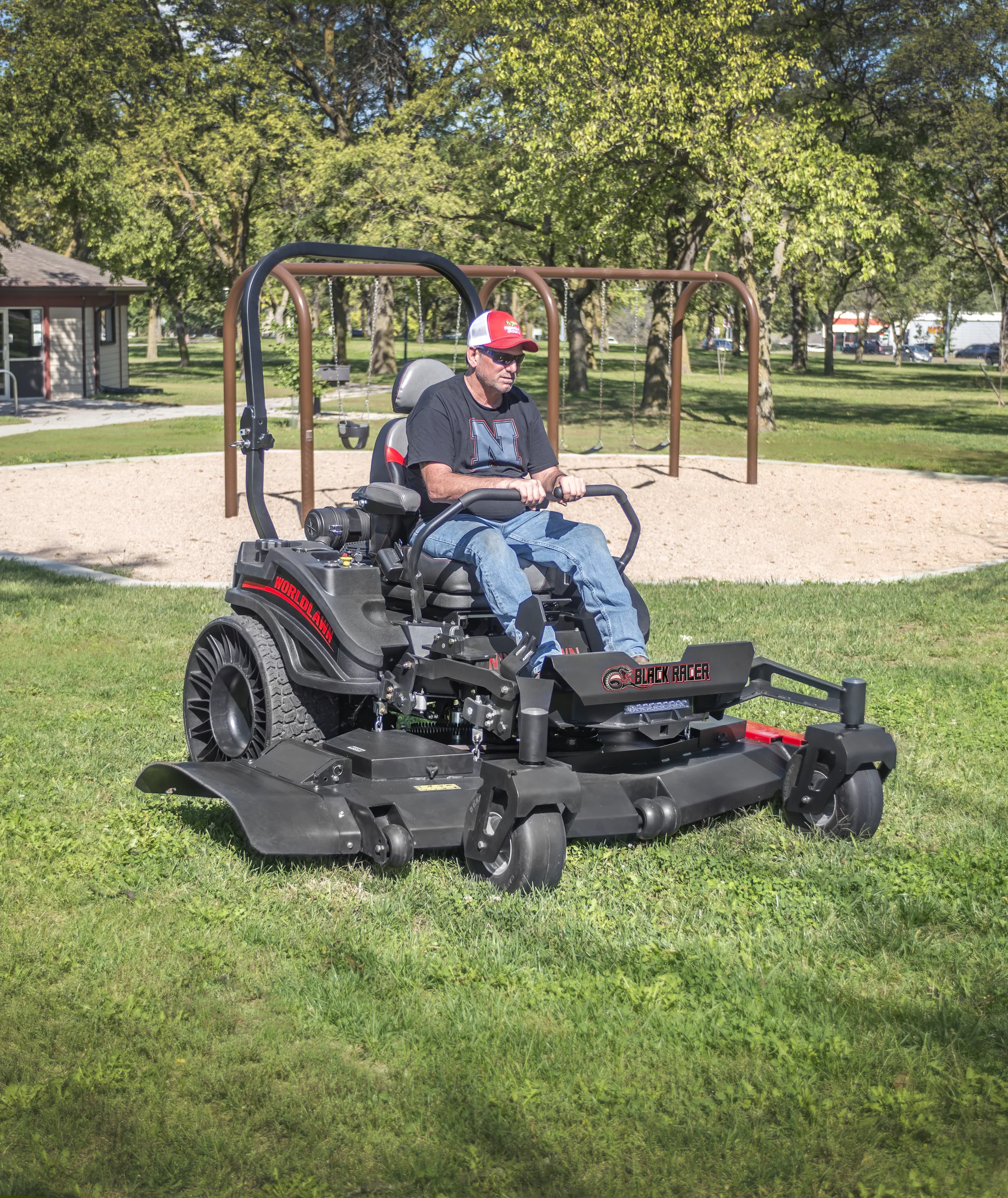 Black Racer 60" Commercial Zero-Turn — Kawasaki FX 35HP (Rear Discharge) - Image 18