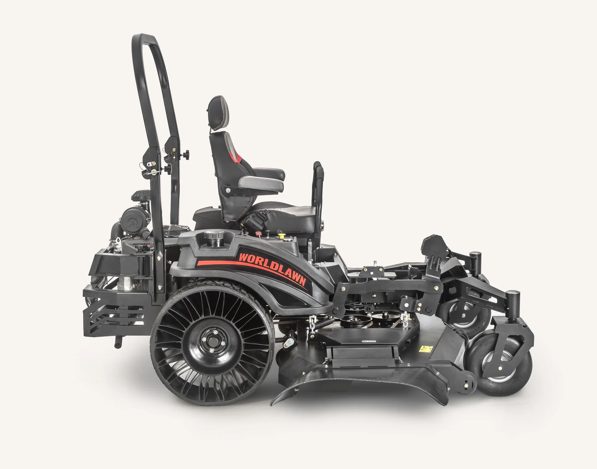 Black Racer 60" Commercial Zero-Turn — Kawasaki FX 35HP (Side Discharge) - Image 2