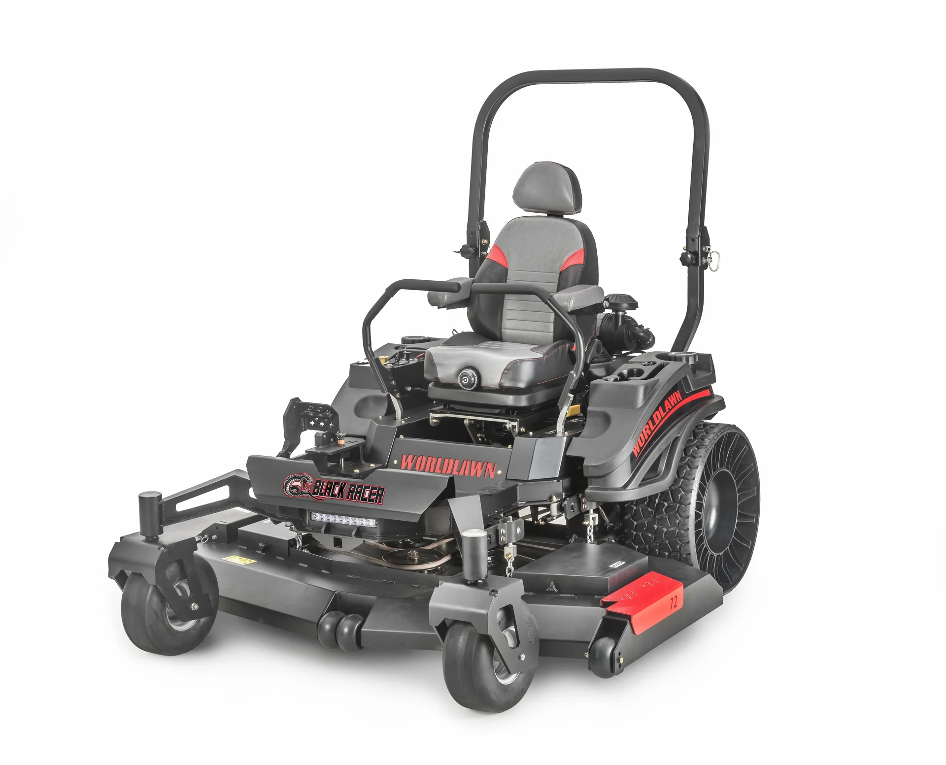 Black Racer 60" Commercial Zero-Turn — Kawasaki FX 35HP (Side Discharge) - Image 15