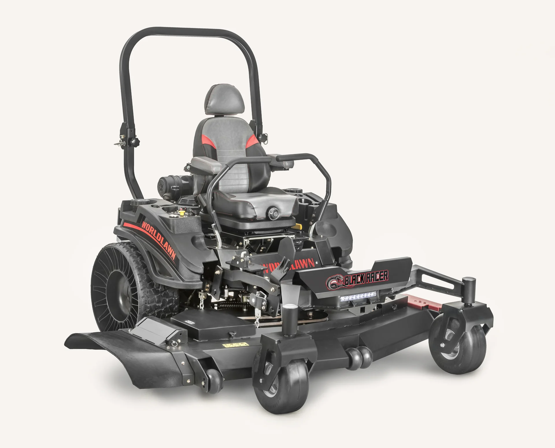 Black Racer 72" Commercial Zero-Turn — Kawasaki FX 35HP (Side Discharge) - Image 3
